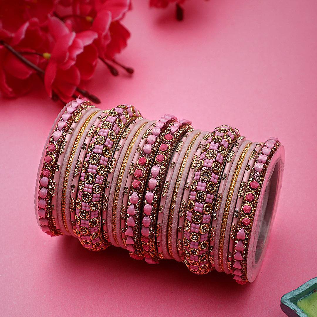 Traditional Lac Bangle set for Women by T4 Jewels - T4 Jewels