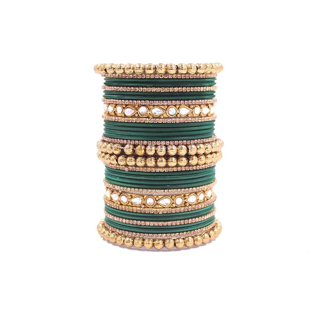Traditional Ethnic Bangle Set by T4 Jewels for women for both hands Kai T4 Jewels
