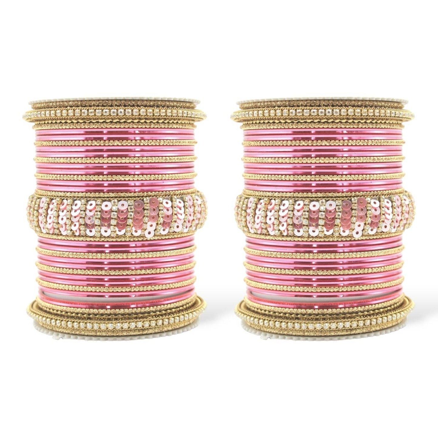 Beautiful Partywear Bangle set with Sequence Work Rani T4 Jewels