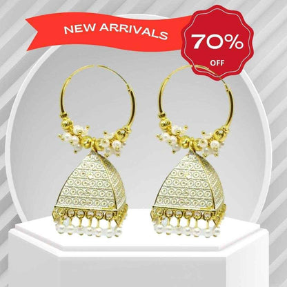 T4 Jewels Rectangle Design Earrings