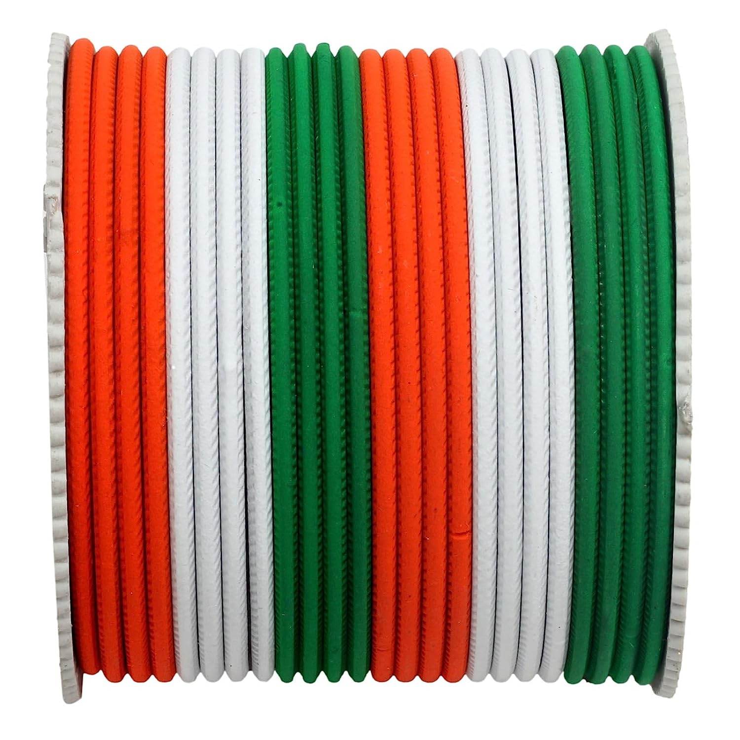 T4 Jewels Matte Tricolor Bangle Set (Pack Of 24) T4 Jewels