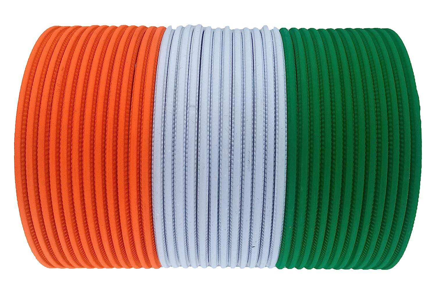 T4 Jewels Matte Tricolor Bangle Set (Pack Of 36) T4 Jewels