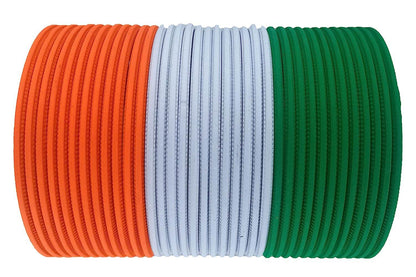 T4 Jewels Matte Tricolor Bangle Set (Pack Of 36) T4 Jewels