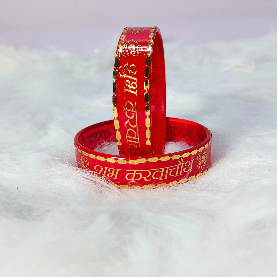 T4 Jewels Karwachauth Kada For Women And Girls (Pack Of 2) T4 Jewels