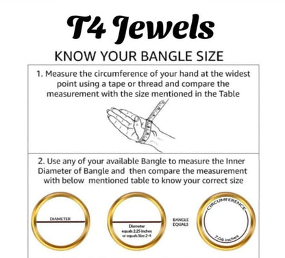 T4 Jewels Matte Dotted Finished Red/Yellow/Green/Blue/Multicolors Textured Gold Metal Bangles Set For Women & Girls (Set Of 36) T4 Jewels