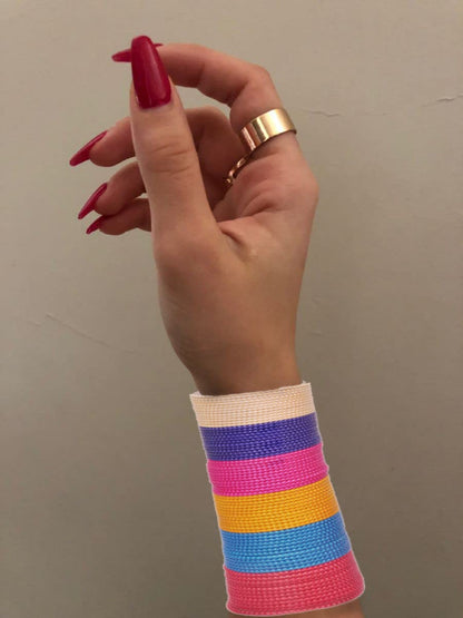 T4 Jewels Stylish Multi colour Metal Bangles set| Fancy Multicolour Bangles for women | Metal Chudi Set For Women | Women's Bangles T4 Jewels
