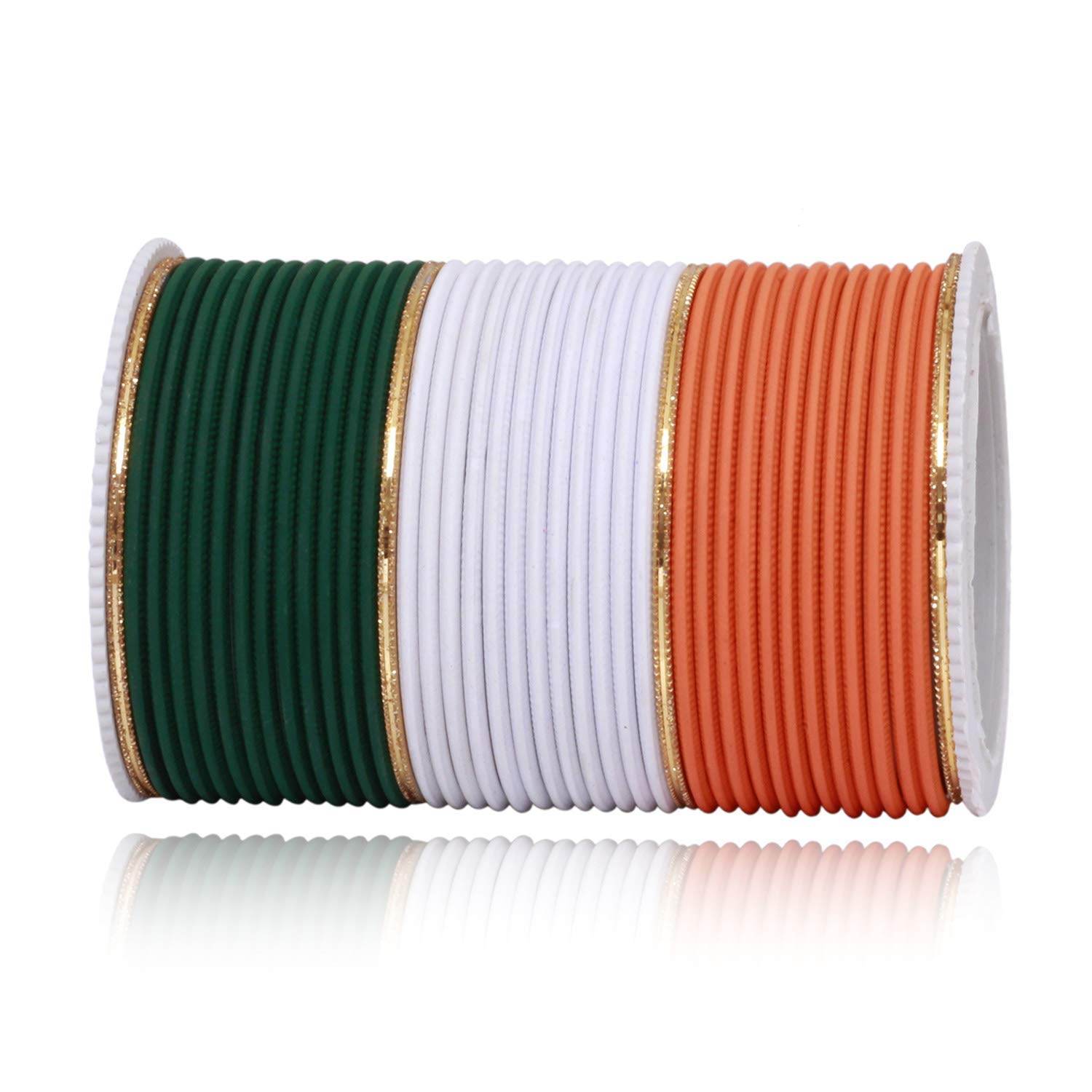 T4 Jewels Tricolor Bangles (Pack Of 36) T4 Jewels