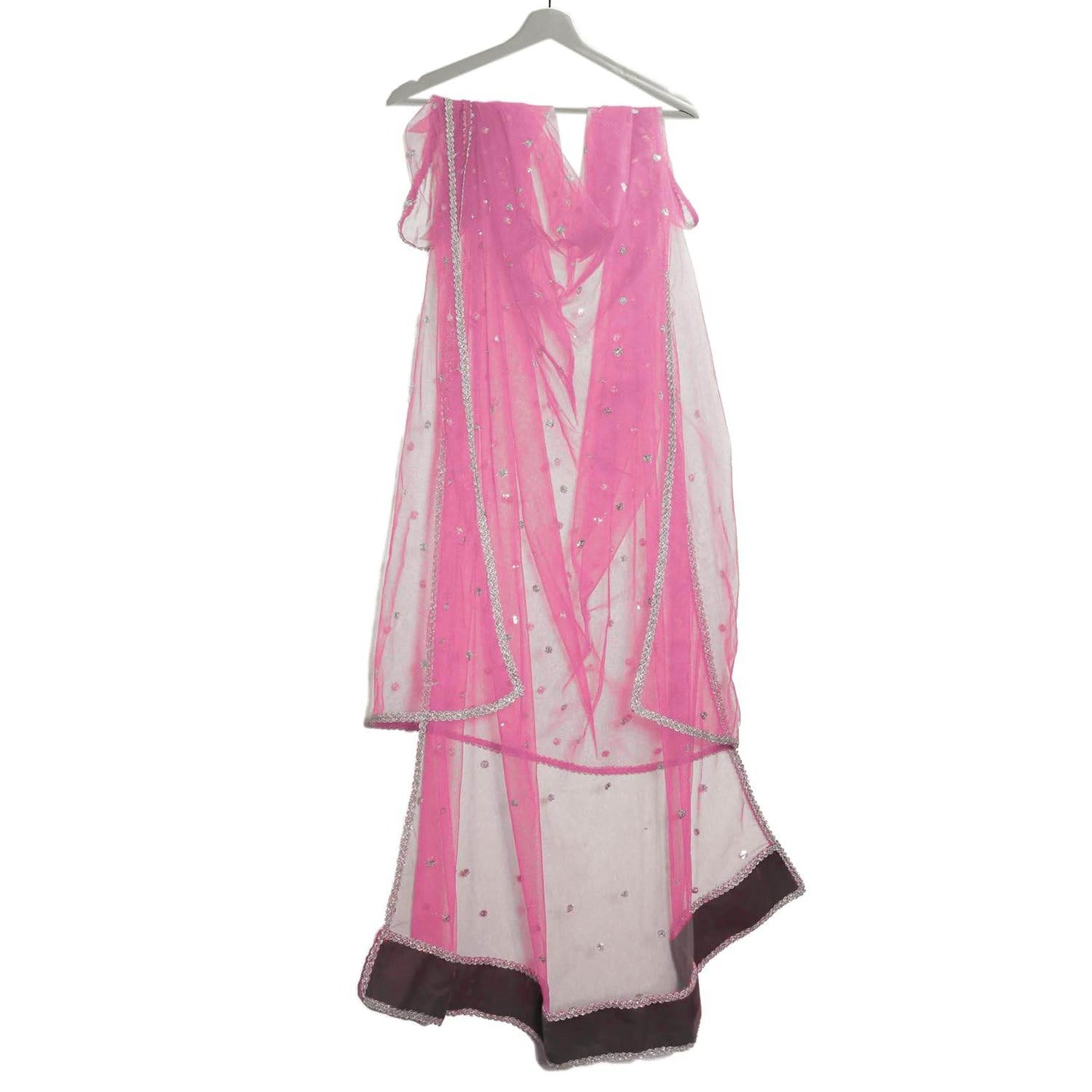 Customized Name Bridal Net Dupatta, Chunni for Wedding Day, Marriage, Special Occasion - 2.5 Meter T4 Jewels