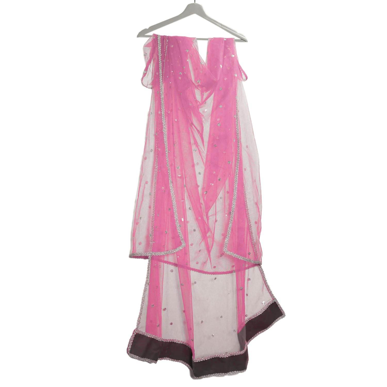 Customized Name Bridal Net Dupatta, Chunni for Wedding Day, Marriage, Special Occasion - 2.5 Meter T4 Jewels