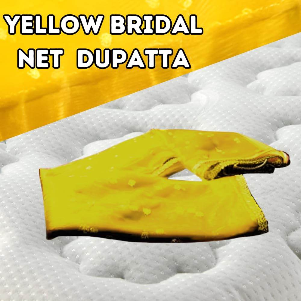 Customized Name Bridal Net Dupatta, Chunni for Wedding Day, Marriage, Special Occasion - 2.5 Meter T4 Jewels