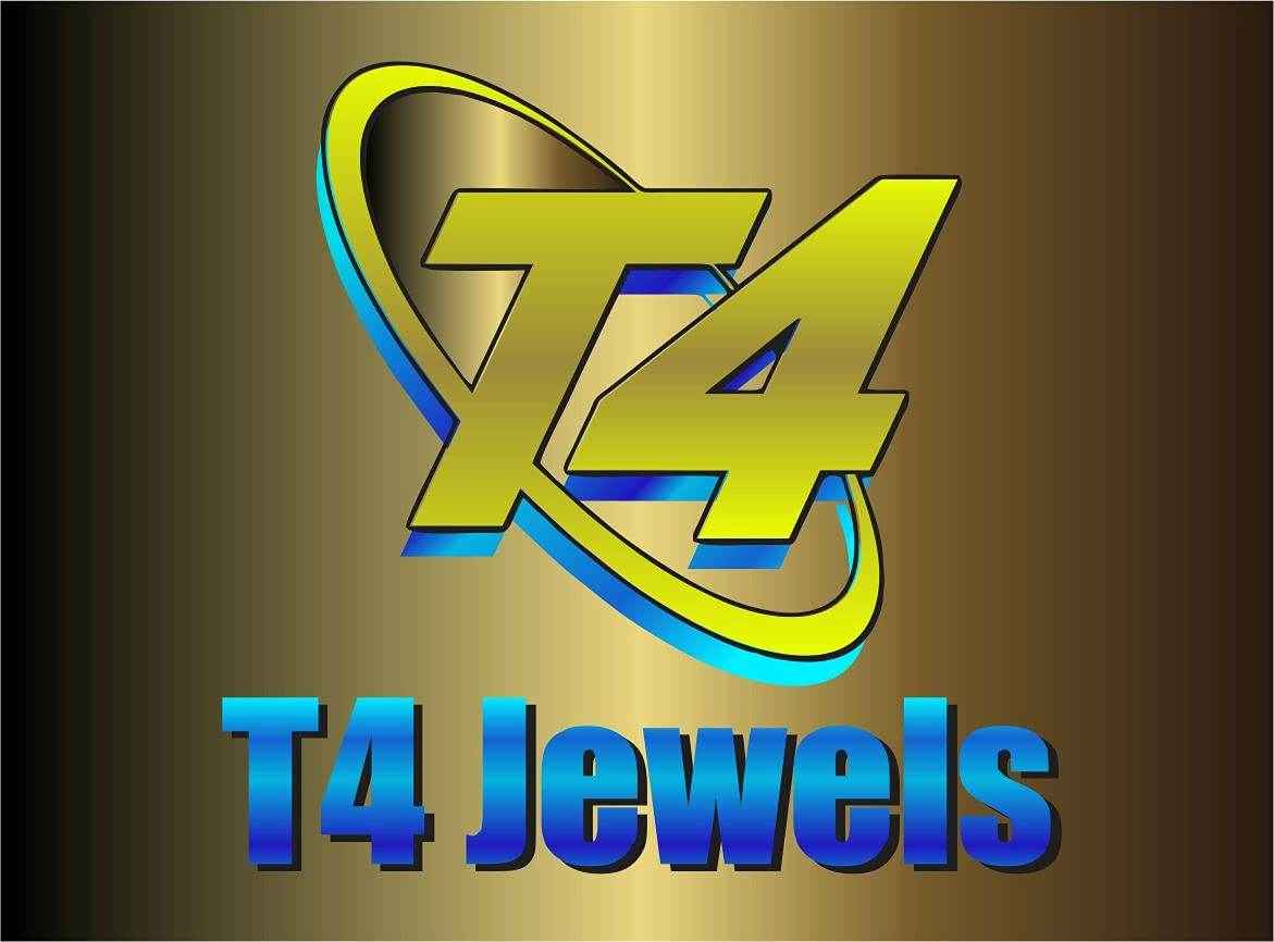 T4 Jewels Brass Metal Velvet Pearl And Beads Glossy Finished Bangles Set (Set For 2 Hand) - 59NO
