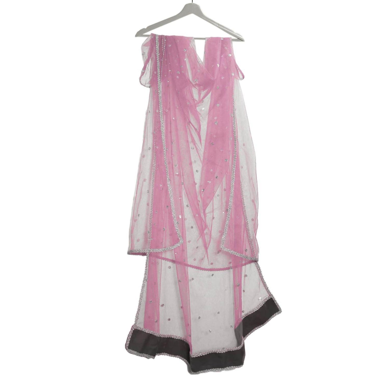 Customized Name Bridal Net Dupatta, Chunni for Wedding Day, Marriage, Special Occasion - 2.5 Meter T4 Jewels