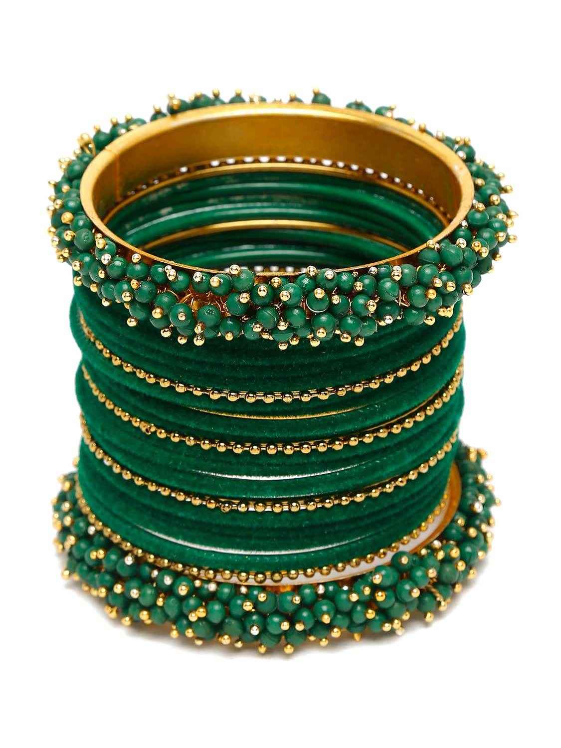 T4 Jewels Fashion Latest Gold Plated Set of 23 Stylish Traditional Bangle for Women - 4NO