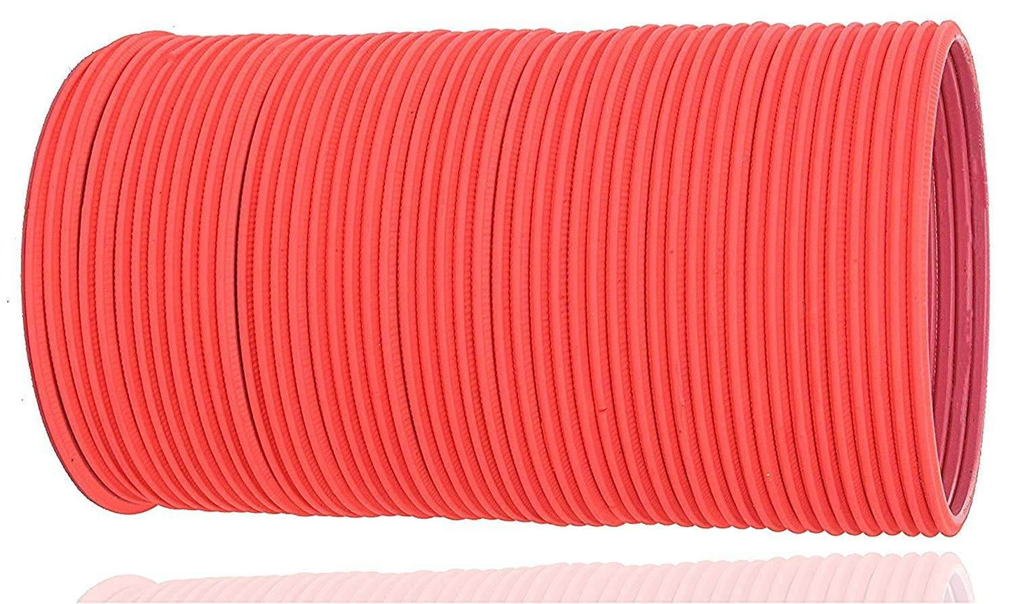 T4 Jewels Matte Desighn Neon Colour Branded Bangles Set For Women And Girls - (Pack Of 48 Bangles) - BD