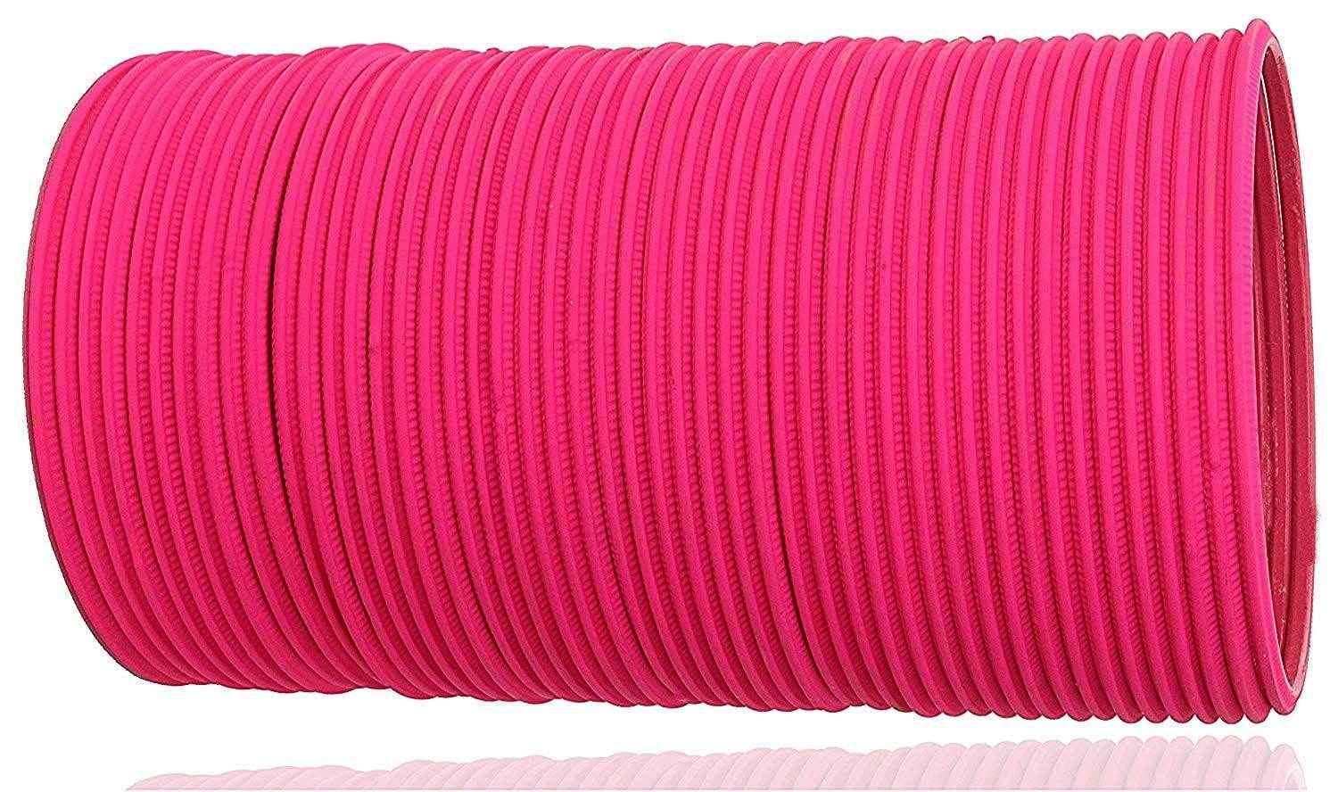 T4 Jewels Matte Desighn Neon Colour Branded Bangles Set For Women And Girls - (Pack Of 48 Bangles) - BD