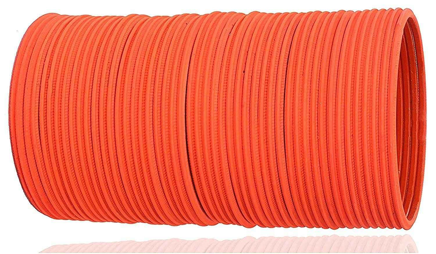 T4 Jewels Matte Desighn Neon Colour Branded Bangles Set For Women And Girls - (Pack Of 48 Bangles) - BD