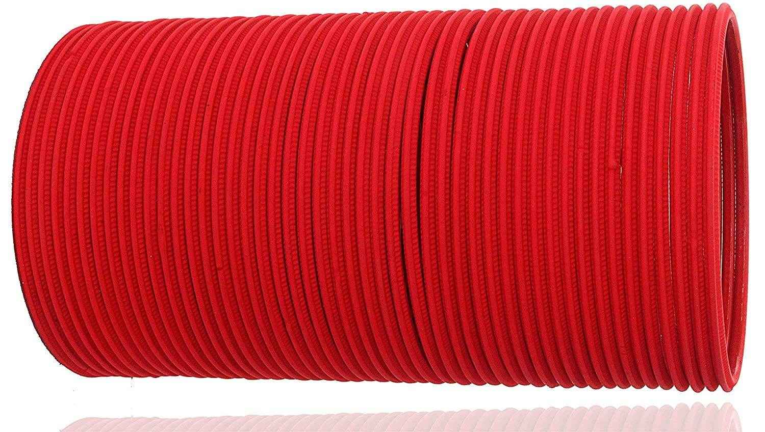 T4 Jewels Matte Desighn Neon Colour Branded Bangles Set For Women And Girls - (Pack Of 48 Bangles) - BD