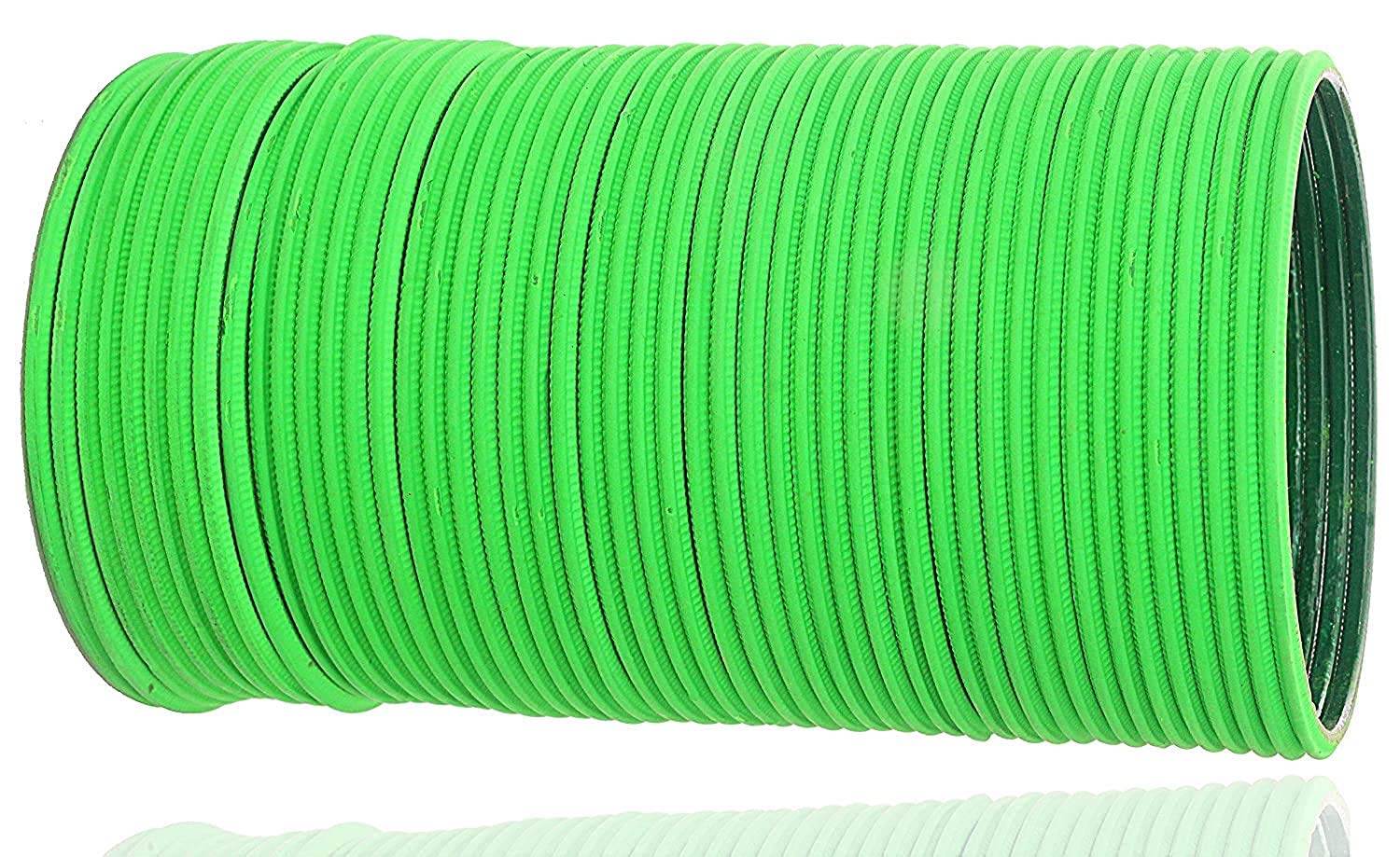 T4 Jewels Matte Desighn Neon Colour Branded Bangles Set For Women And Girls - (Pack Of 48 Bangles) - BD