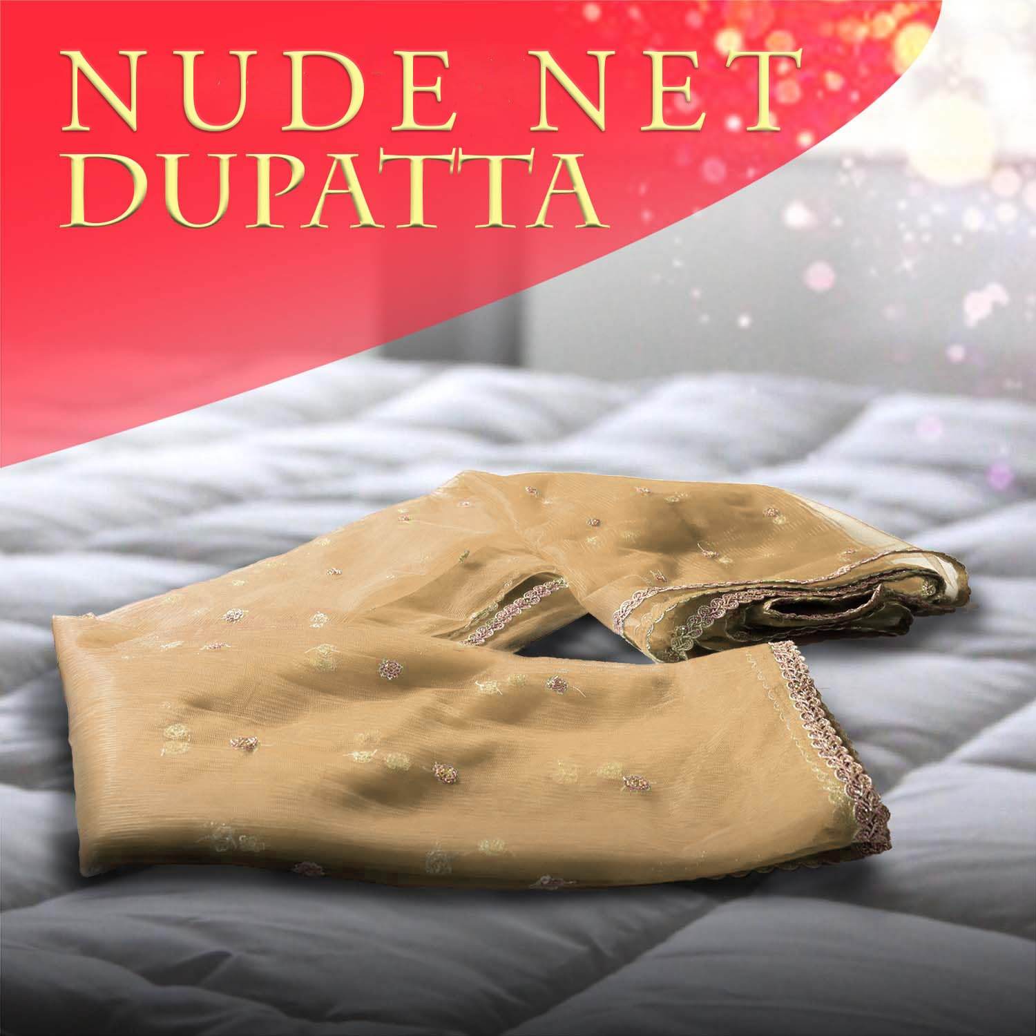Customized Name Bridal Net Dupatta, Chunni for Wedding Day, Marriage, Special Occasion - 2.5 Meter T4 Jewels