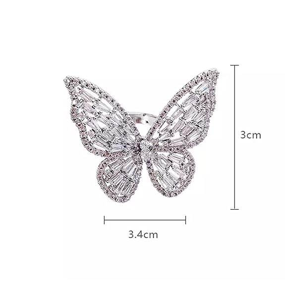 T4 Jewels Butterfly Design Ring - ADR007 T4 Jewels