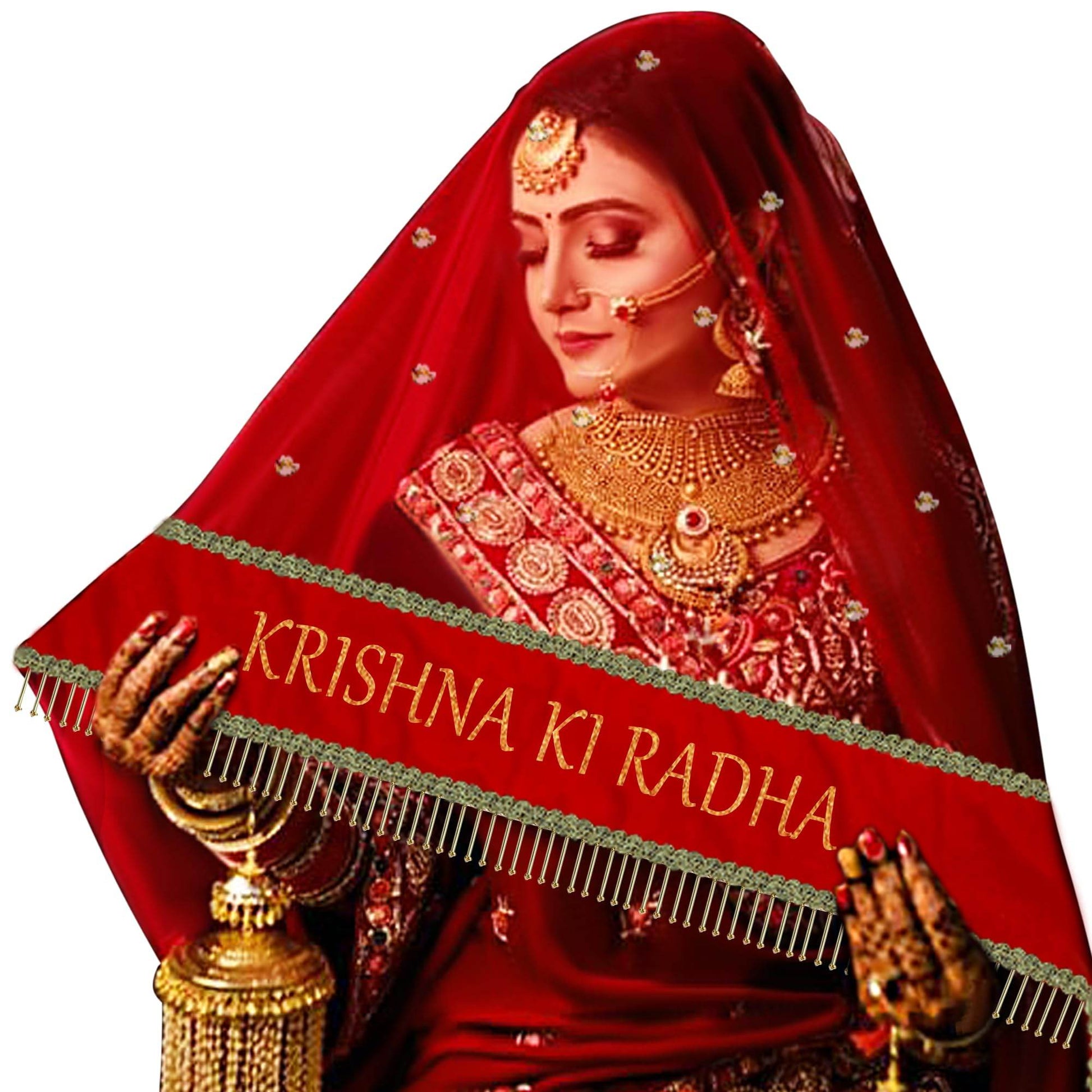 T4 Jewels Indian Women Designer Embroidered Net Dupatta for Bridal Name Entry Dupatta | Dulhan Chunari | Traditional Outfits - 2.25Meter (Pack of 1) (Dupatta only) red1 2.5 MTR T4 Jewels