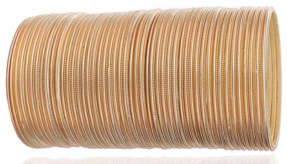 T4 Jewels Matte Desighn Neon Colour Branded Bangles Set For Women And Girls - (Pack Of 48 Bangles) - BD