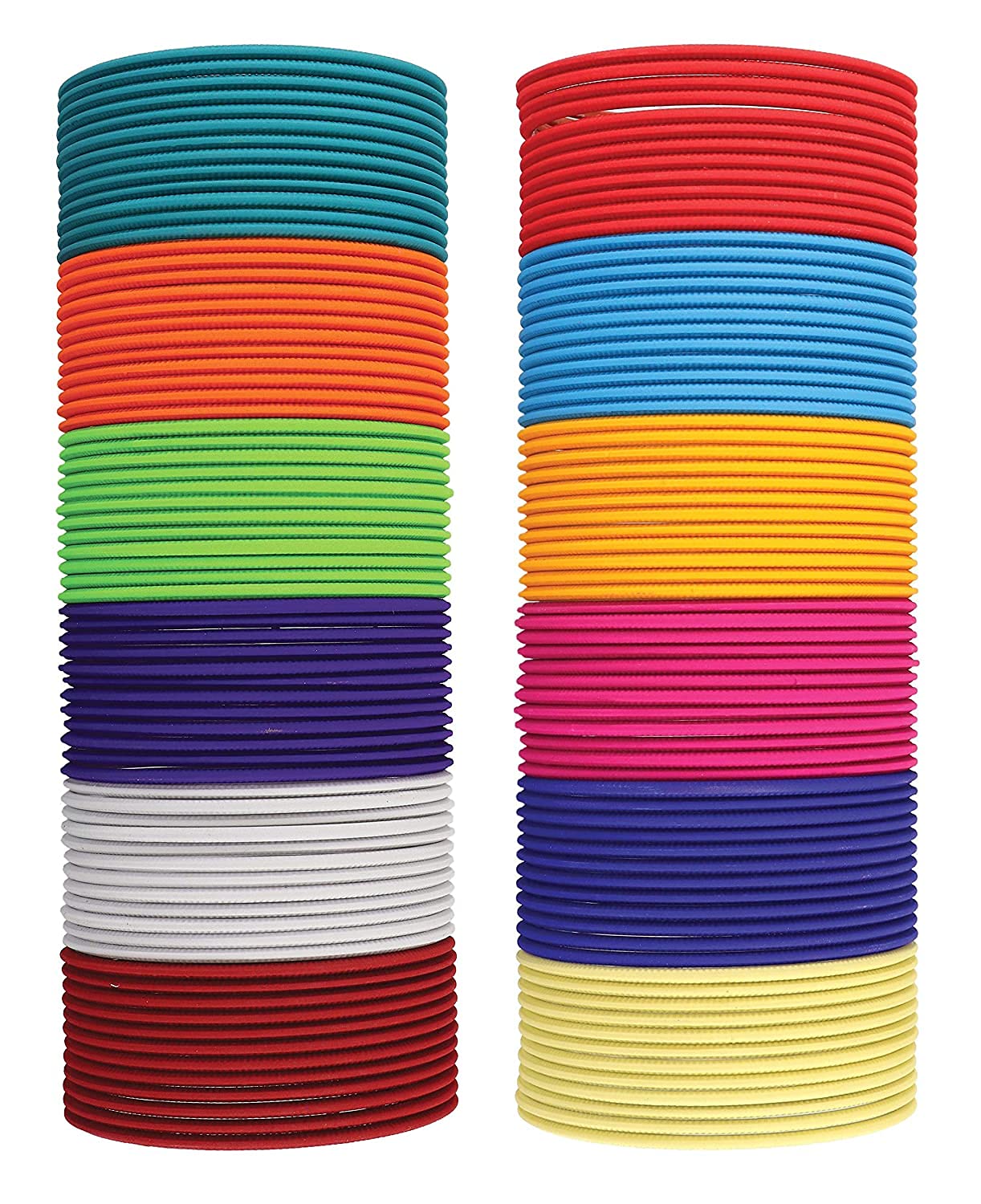 T4 Jewels Stylish Multi colour Metal Bangles set| Fancy Multicolour Bangles for women | Metal Chudi Set For Women | Women's Bangles T4 Jewels
