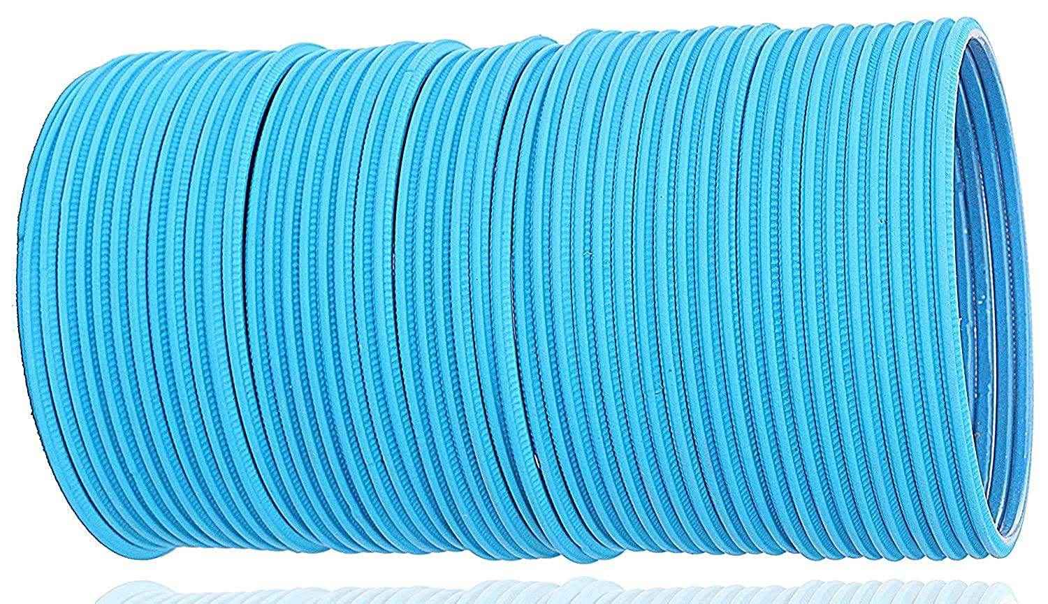 T4 Jewels Matte Desighn Neon Colour Branded Bangles Set For Women And Girls - (Pack Of 48 Bangles) - BD