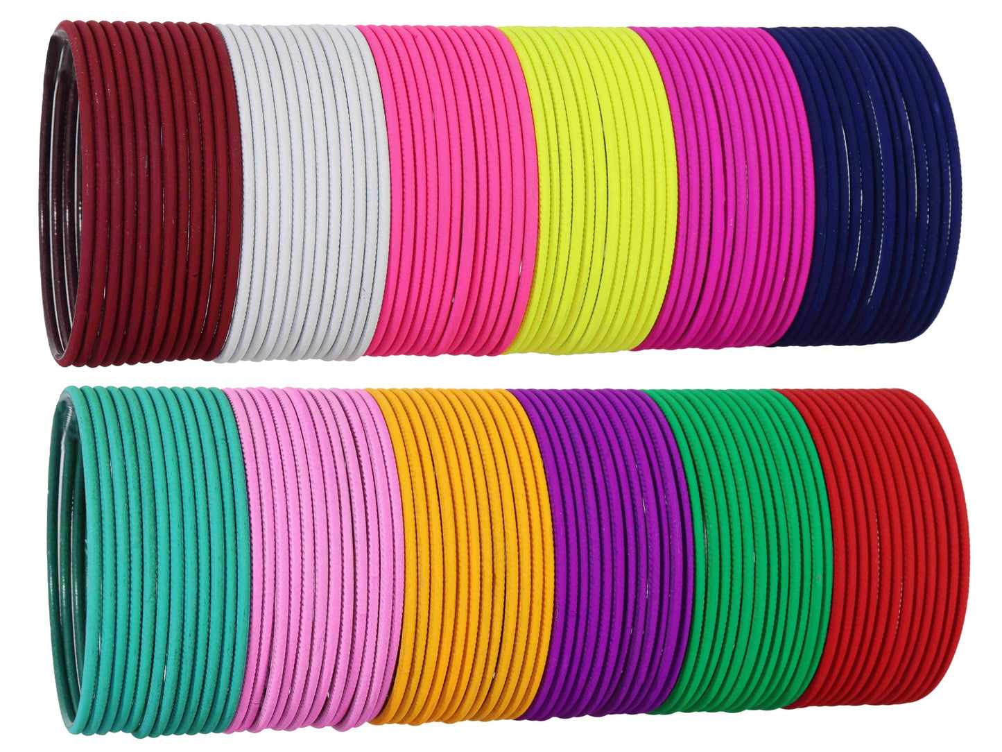 T4 Jewels Stylish Multi colour Metal Bangles set| Fancy Multicolour Bangles for women | Metal Chudi Set For Women | Women's Bangles T4 Jewels