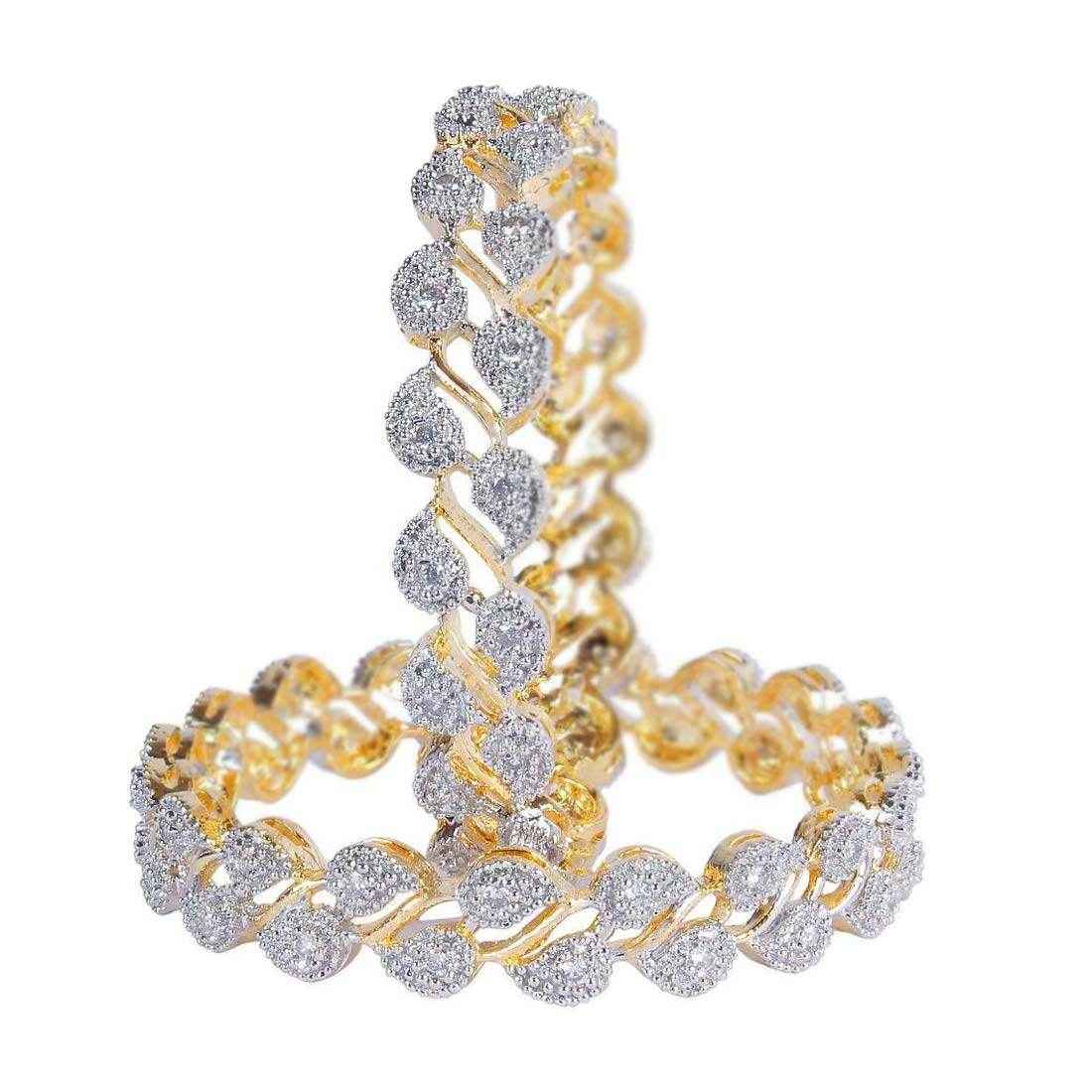 ANAYRA Trending American Diamond Bangles