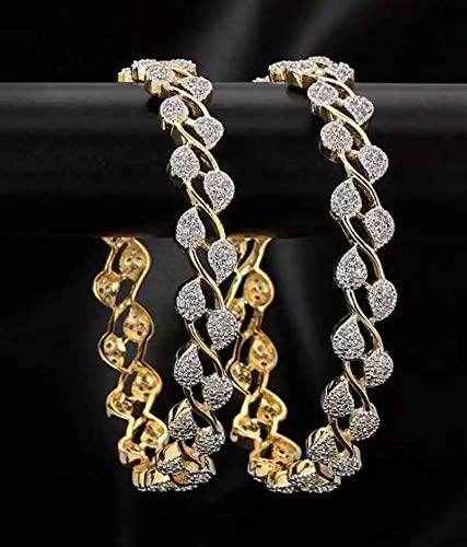 ANAYRA Trending American Diamond Bangles