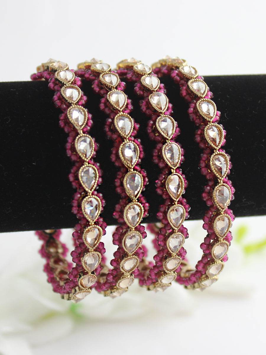 Sukriti Bangle Set Ruby T4 Jewels