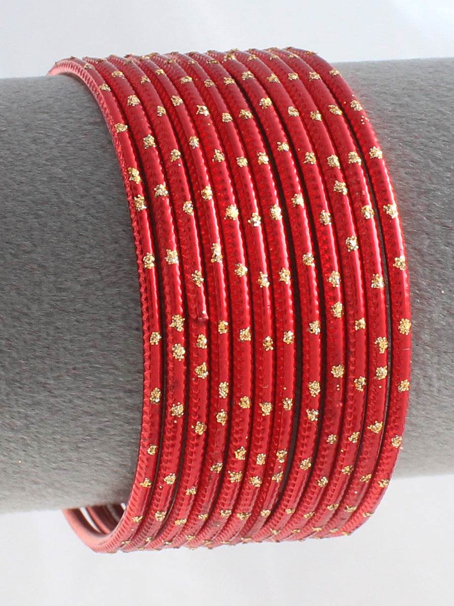 Bani Bangle Set Red T4 Jewels