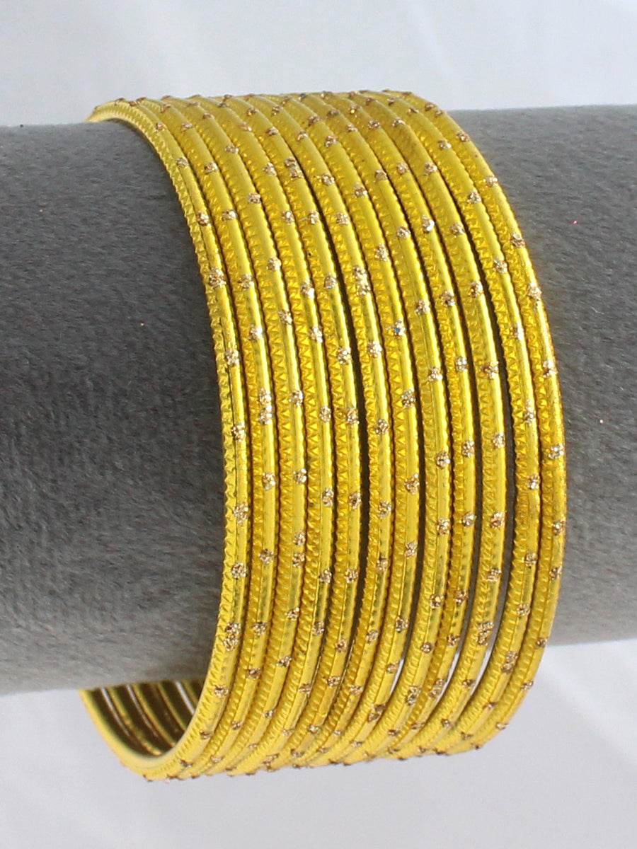 Bani Bangle Set Yellow T4 Jewels