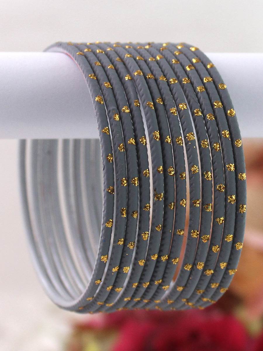 Sia Bangle Set Grey T4 Jewels