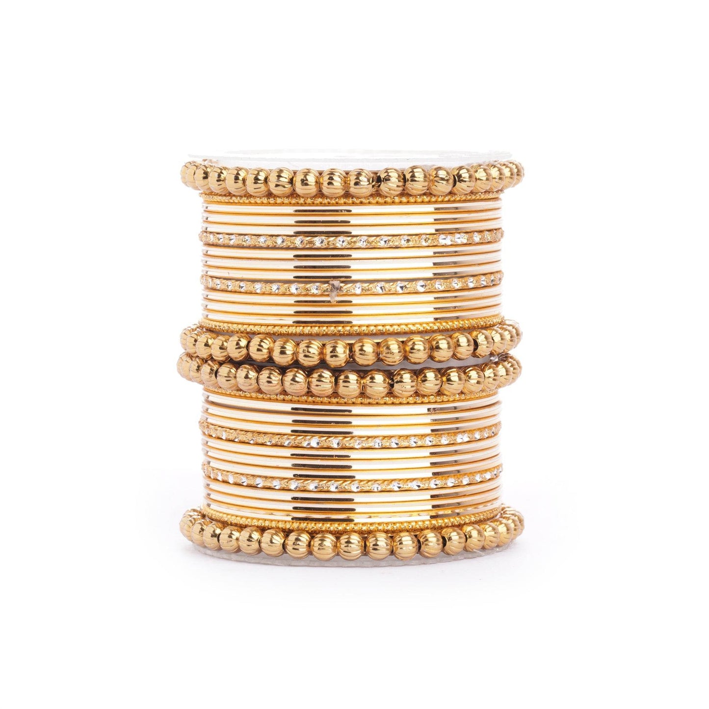 Traditional Indian Bangle Set with Antique Kadas designed for Women Golden T4 Jewels