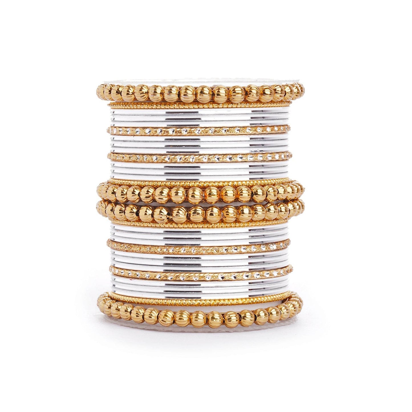Traditional Indian Bangle Set with Antique Kadas designed for Women Silver T4 Jewels