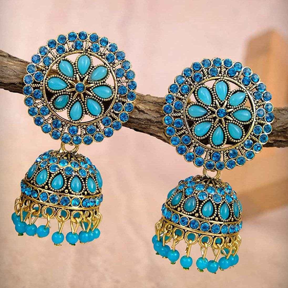 T4 Jewels Flower Design Latest Adjustable Earrings