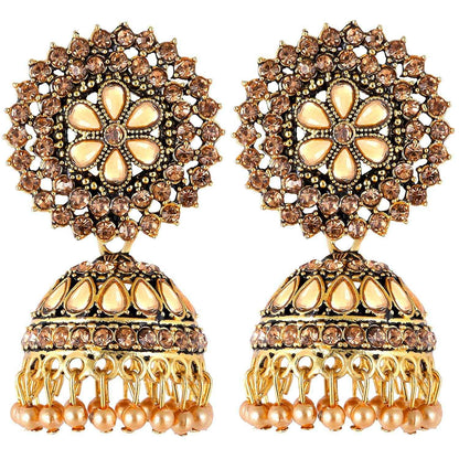 T4 Jewels Flower Design Adjustable Earrings