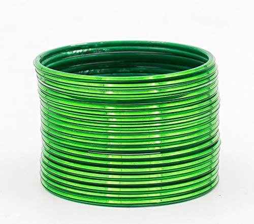 T4 Jewels Many Colors Glossy Metal Bangles (Pack Of 24).