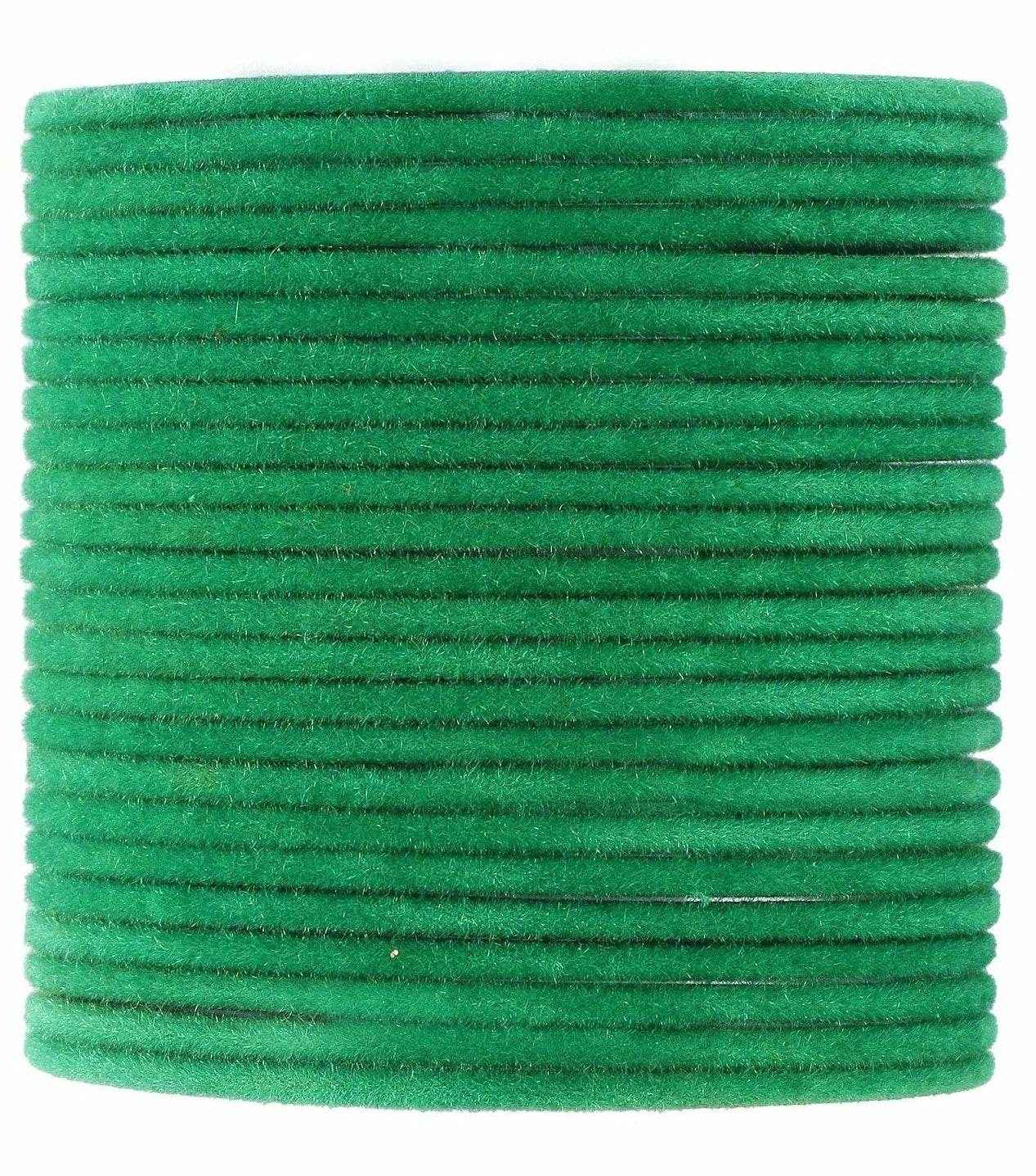T4 Jewels Velvet Metal Bangle Set (Pack Of 24)