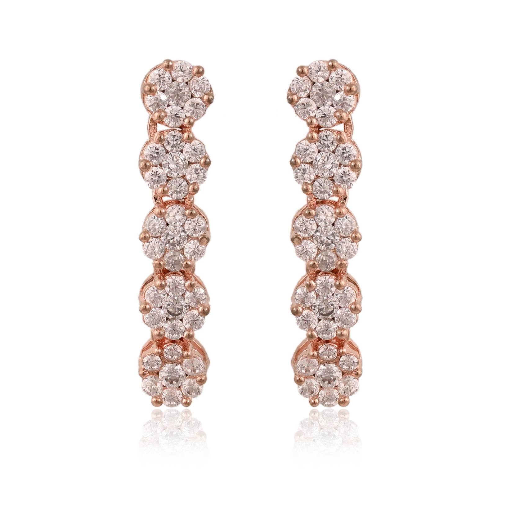 Stunning Handmade CZ Necklace Set - An Eye-Catching Piece - T4 Jewels