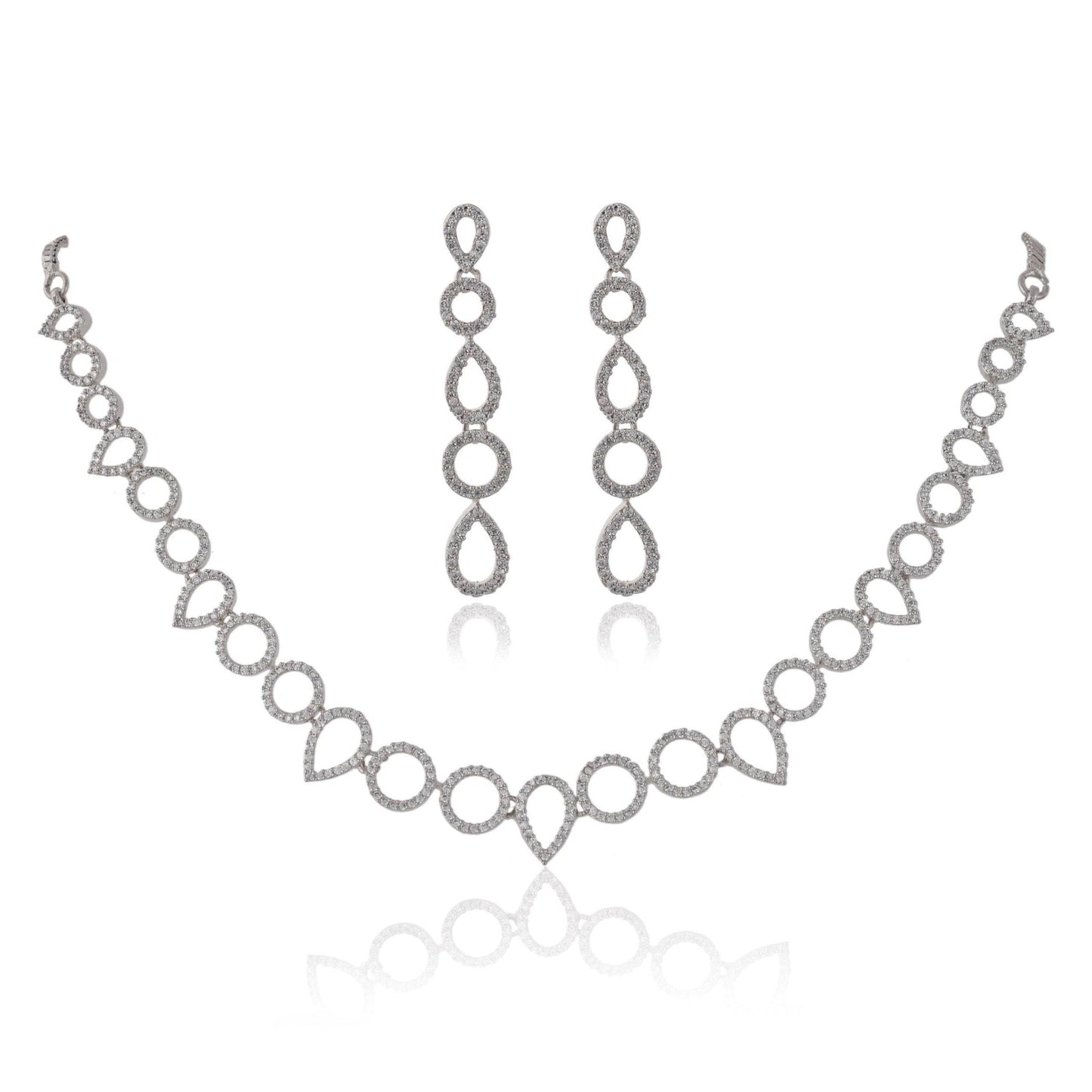 Fashionable Handcrafted CZ Necklace for Women: Eye-catching and Glamorous T4 Jewels