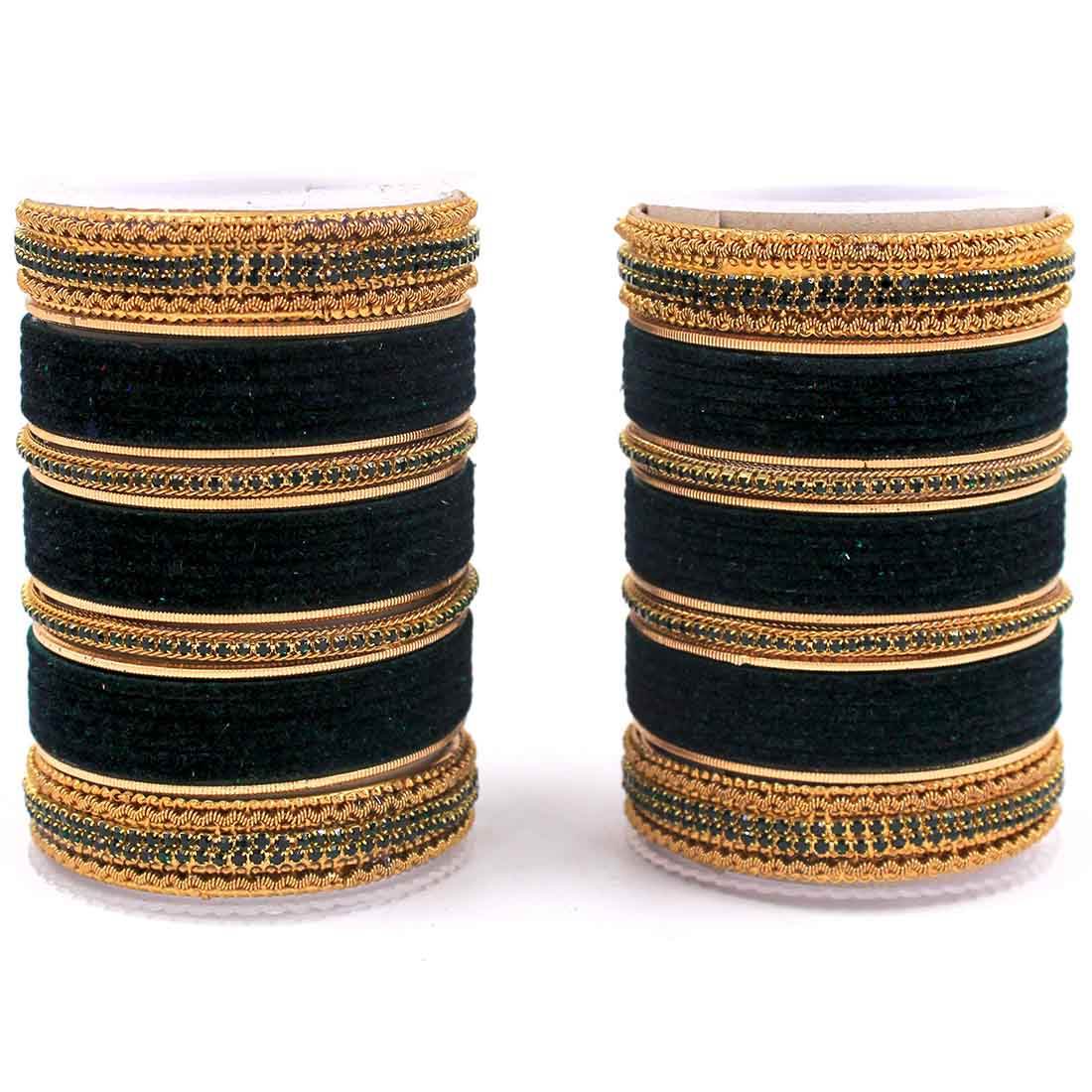 Traditional Brass based Bangle set by T4 Jewels for Both Hands Kai T4 Jewels