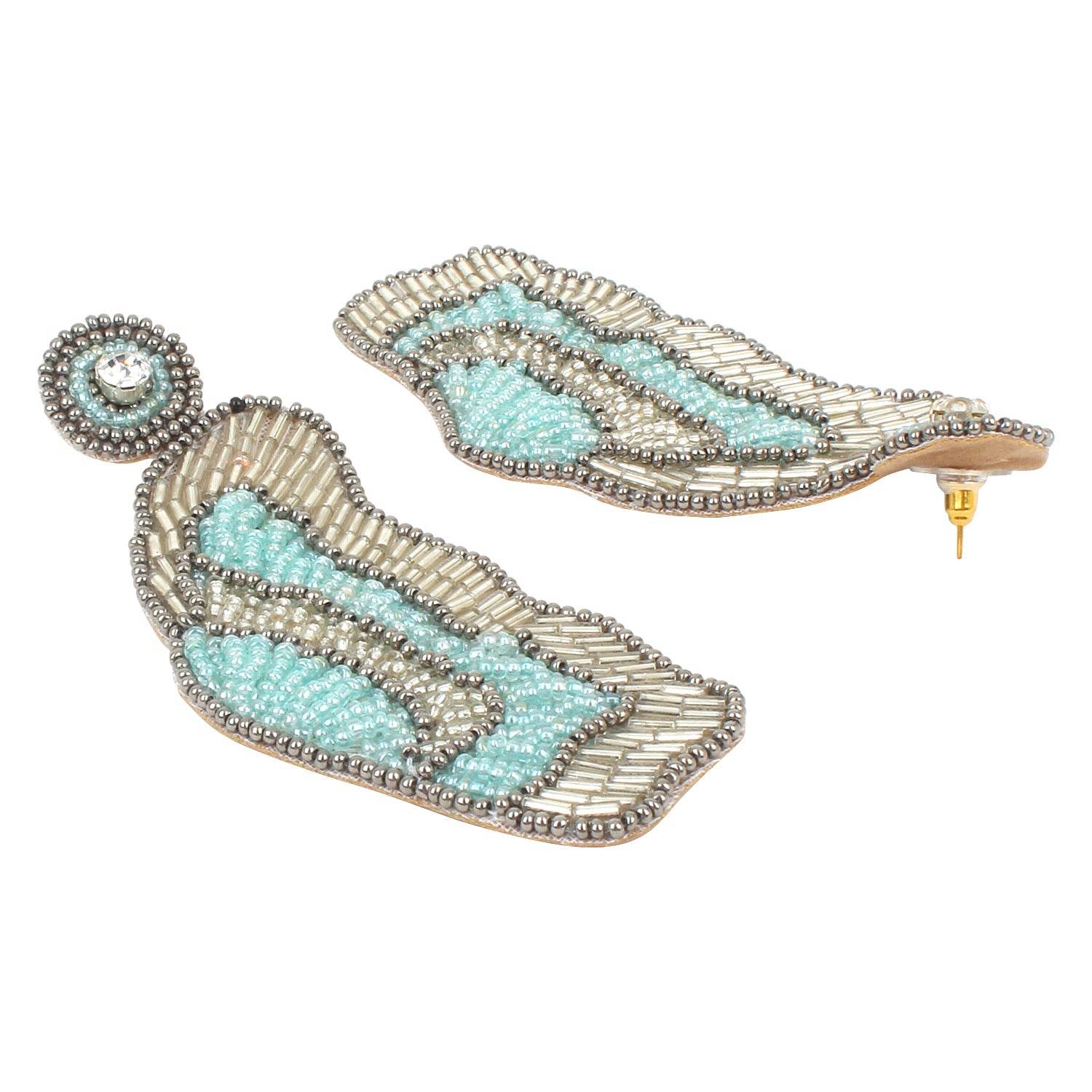 Beautiful Rose Shaped Handmade Earring by T4 Jewels T4 Jewels