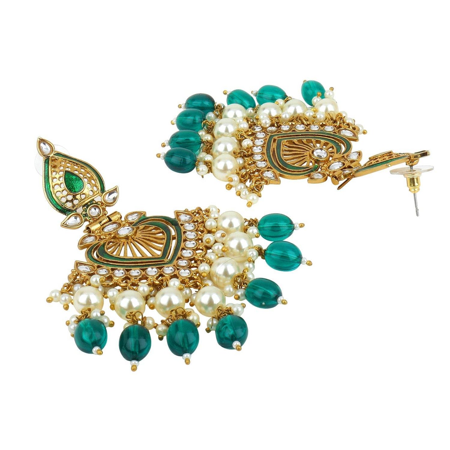 Jhumki Earring with Meenakari by T4 Jewels T4 Jewels