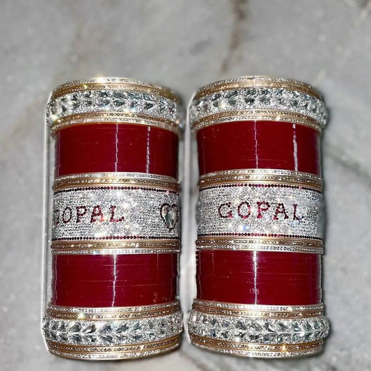 Best Punjabi Suhag Chura with Name 2.8 T4 Jewels