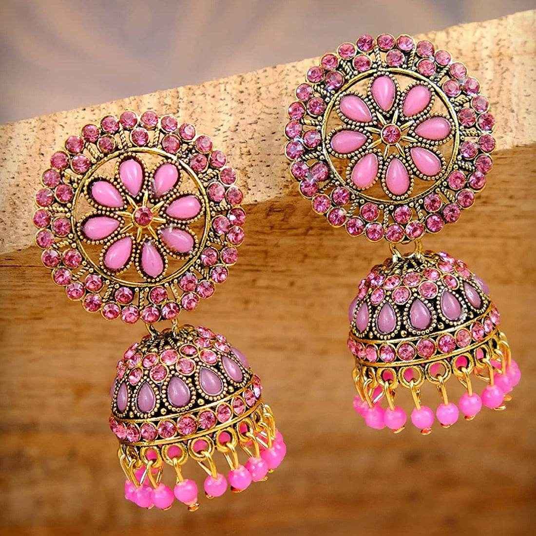 T4 Jewels Flower Design Latest Adjustable Earrings