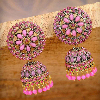 T4 Jewels Flower Design Latest Adjustable Earrings