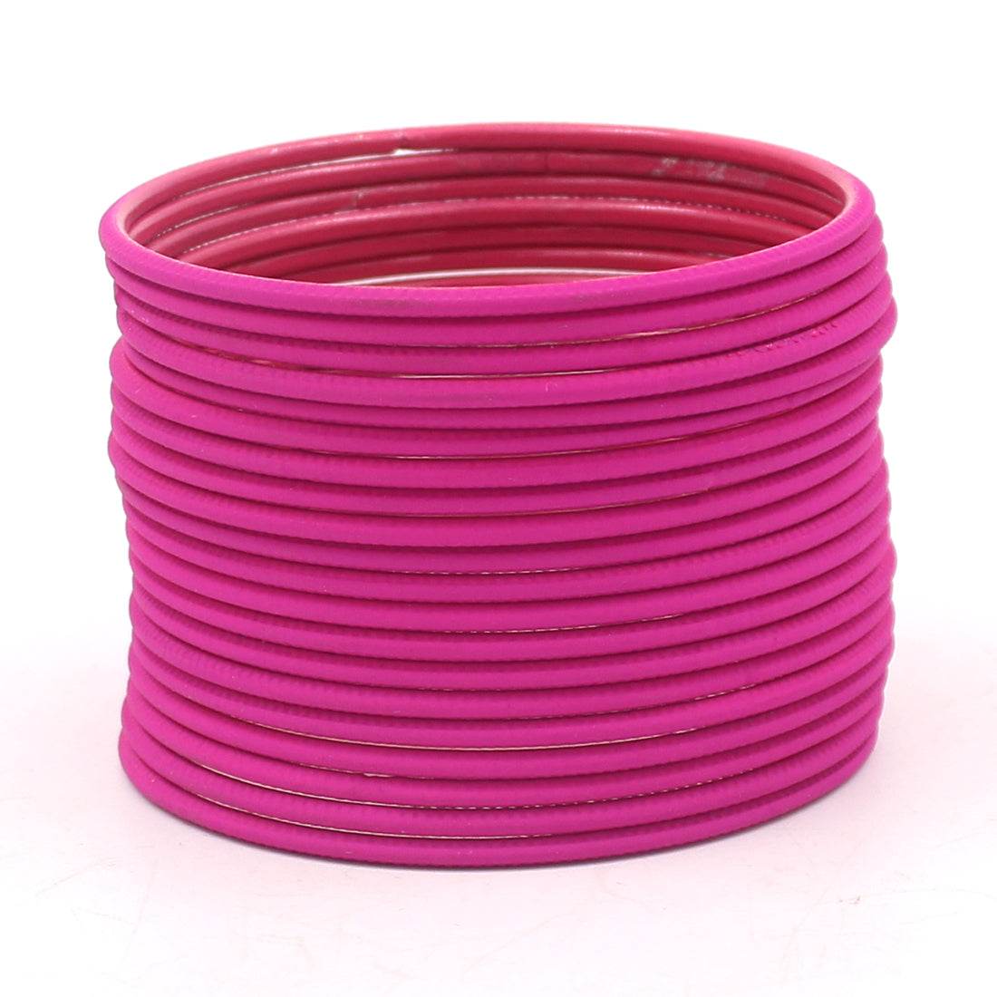 Set of 24 Matte Textured Bangles by T4 Jewels Rani T4 Jewels